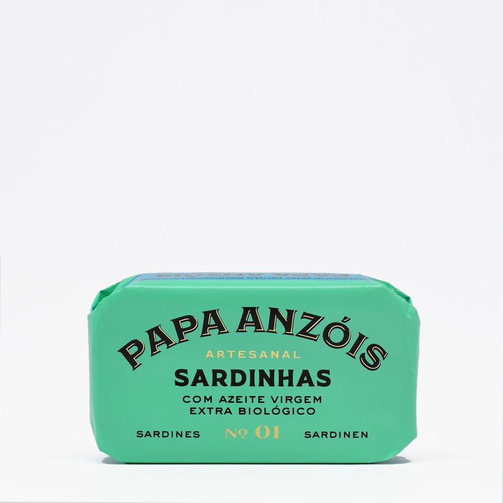 Papa Anzóis I Canned Sardines in Organic Extra Virgin Olive Oil