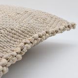 Pillow Cover in Recycled Fibers - Beige