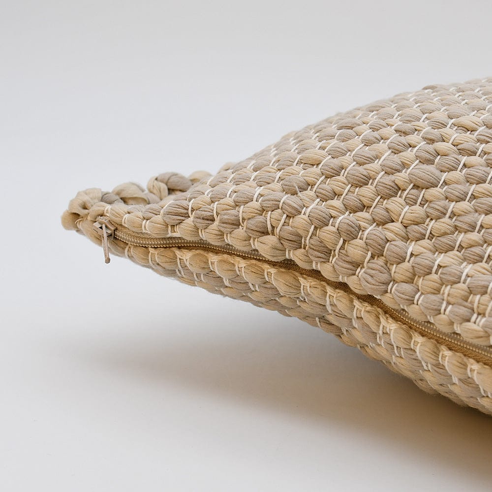 Pillow Cover in Recycled Fibers - Beige