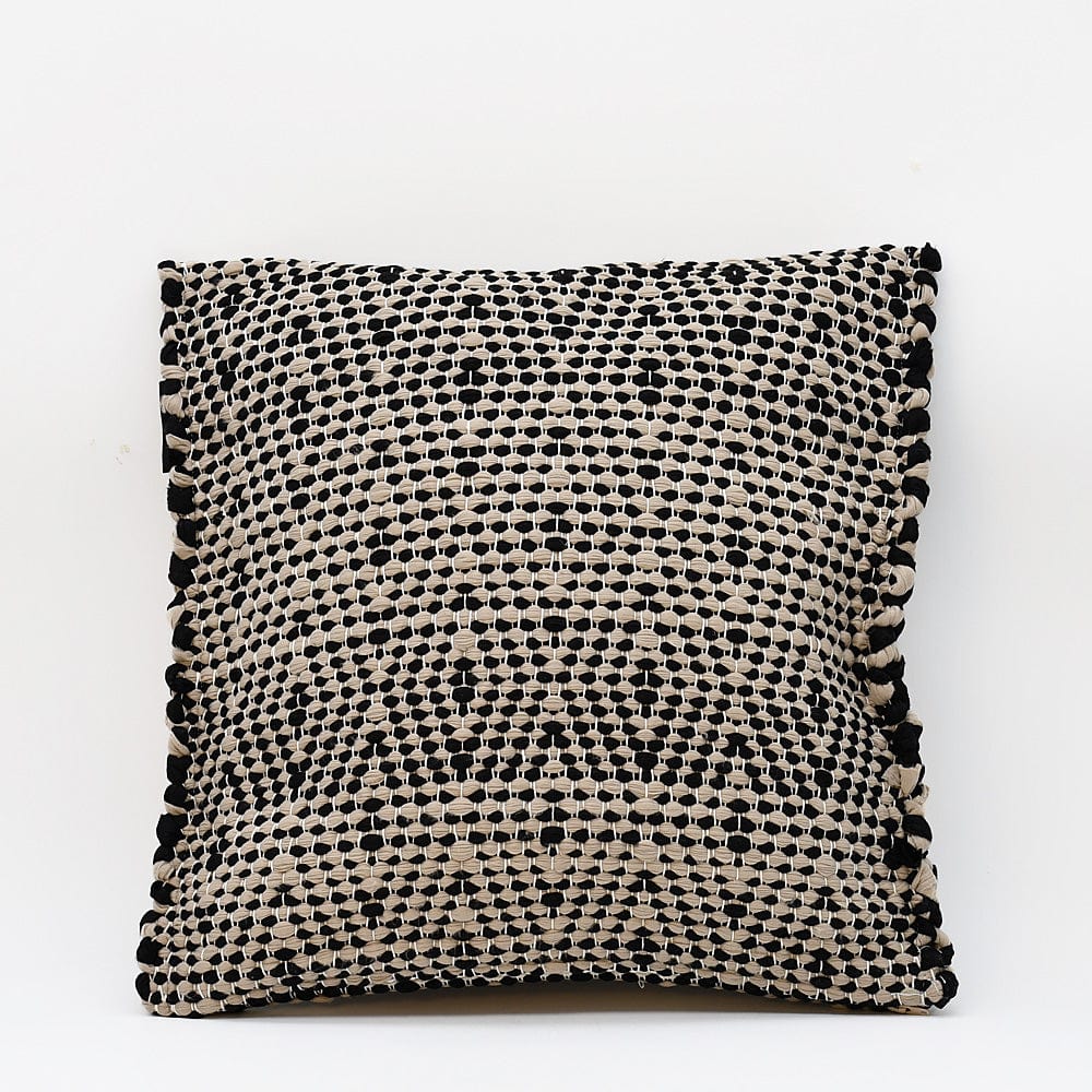 Pillow Cover in Recycled Fibers - Black