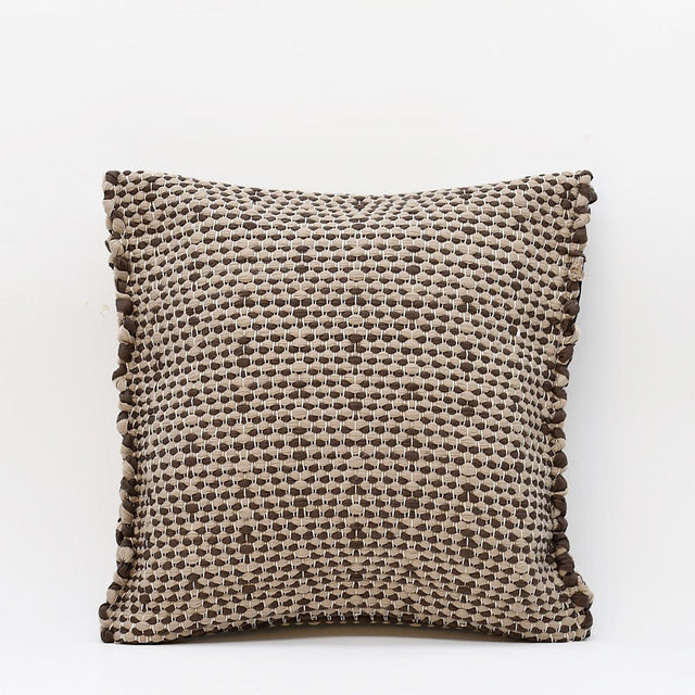 Pillow Cover in Recycled Fibers - Brown