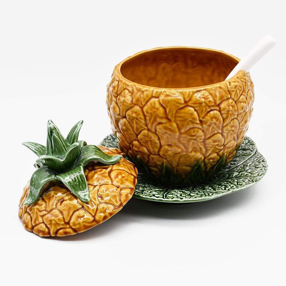 Pineapple-shaped Ceramic Pot - 7"