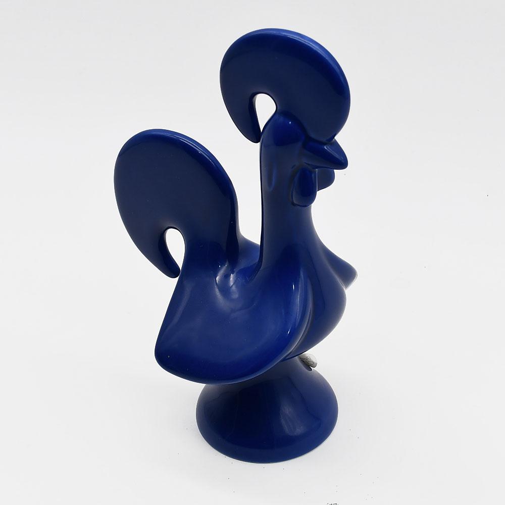 Portuguese Ceramic Rooster - Blue