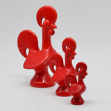 Portuguese Ceramic Rooster - Red