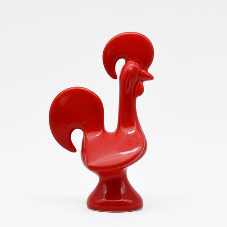 Portuguese Ceramic Rooster - Red