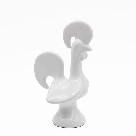 Portuguese Ceramic rooster - White