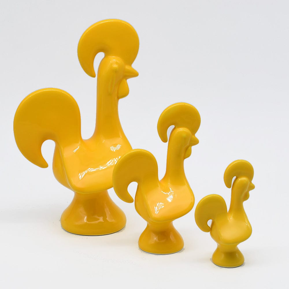 Portuguese Ceramic Rooster - Yellow