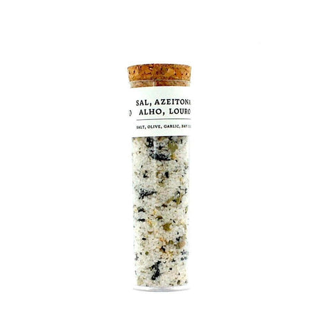 Portuguese Fleur de Sel with Olives, Garlic and Laurel