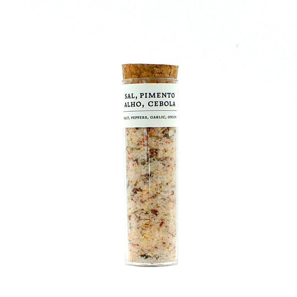 Portuguese Fleur de Sel with Peppers, garlic and onions