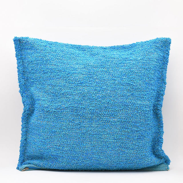 Portuguese Handmade Oversized Pillow Cover - Turquoise