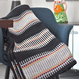 Portuguese Style Blanket - Black