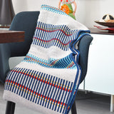 Portuguese Style Blanket - Turquoise