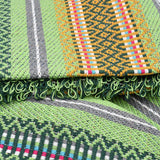 Portuguese Style fringed Blanket - Light Green