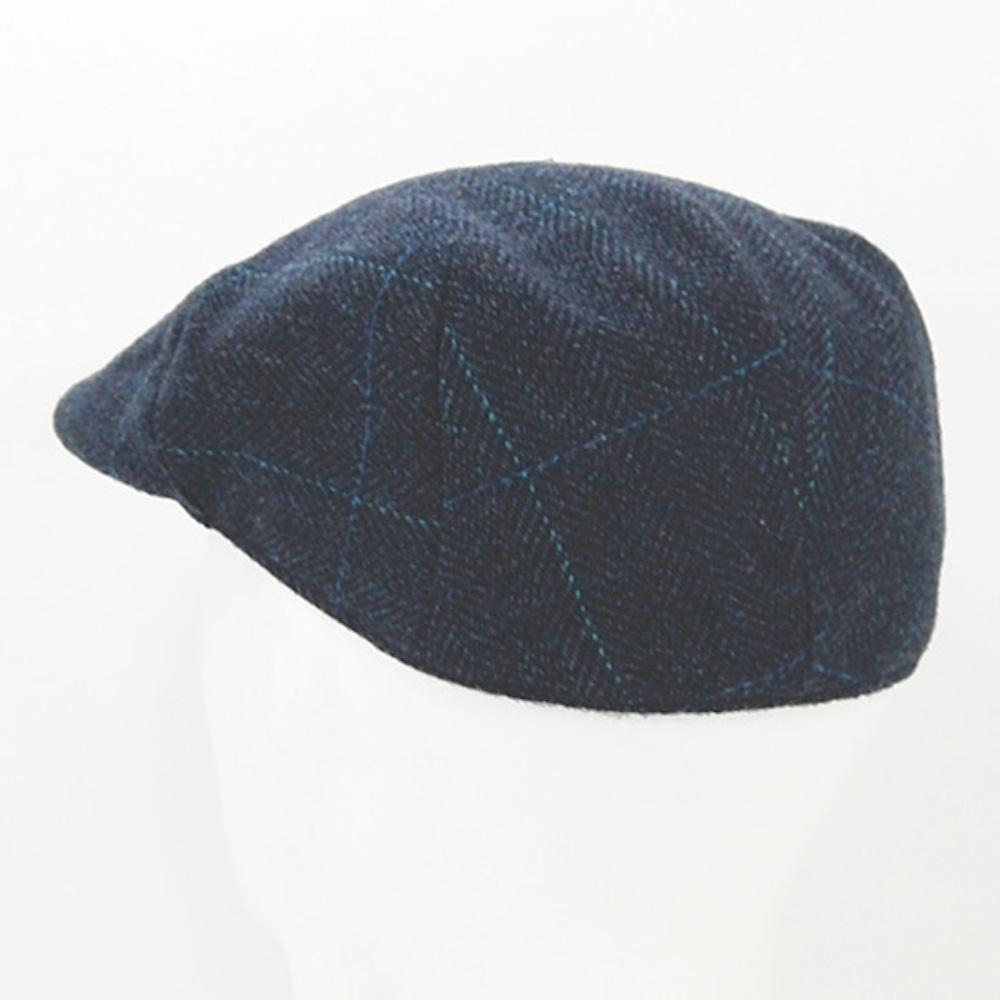 Portuguese tweed cap - Blue