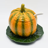 Pumpkin-shaped Ceramic Tureen