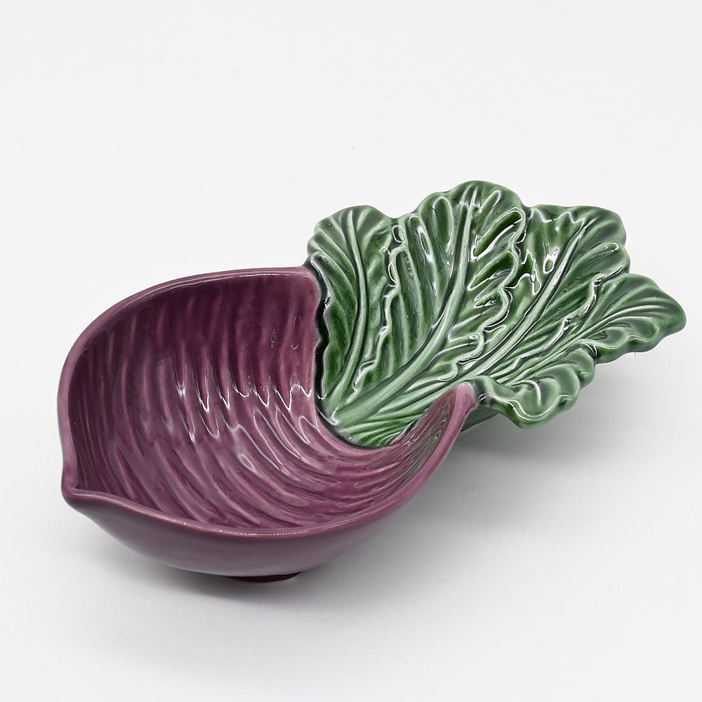 Radish-shaped Ceramic Bowl - Purple