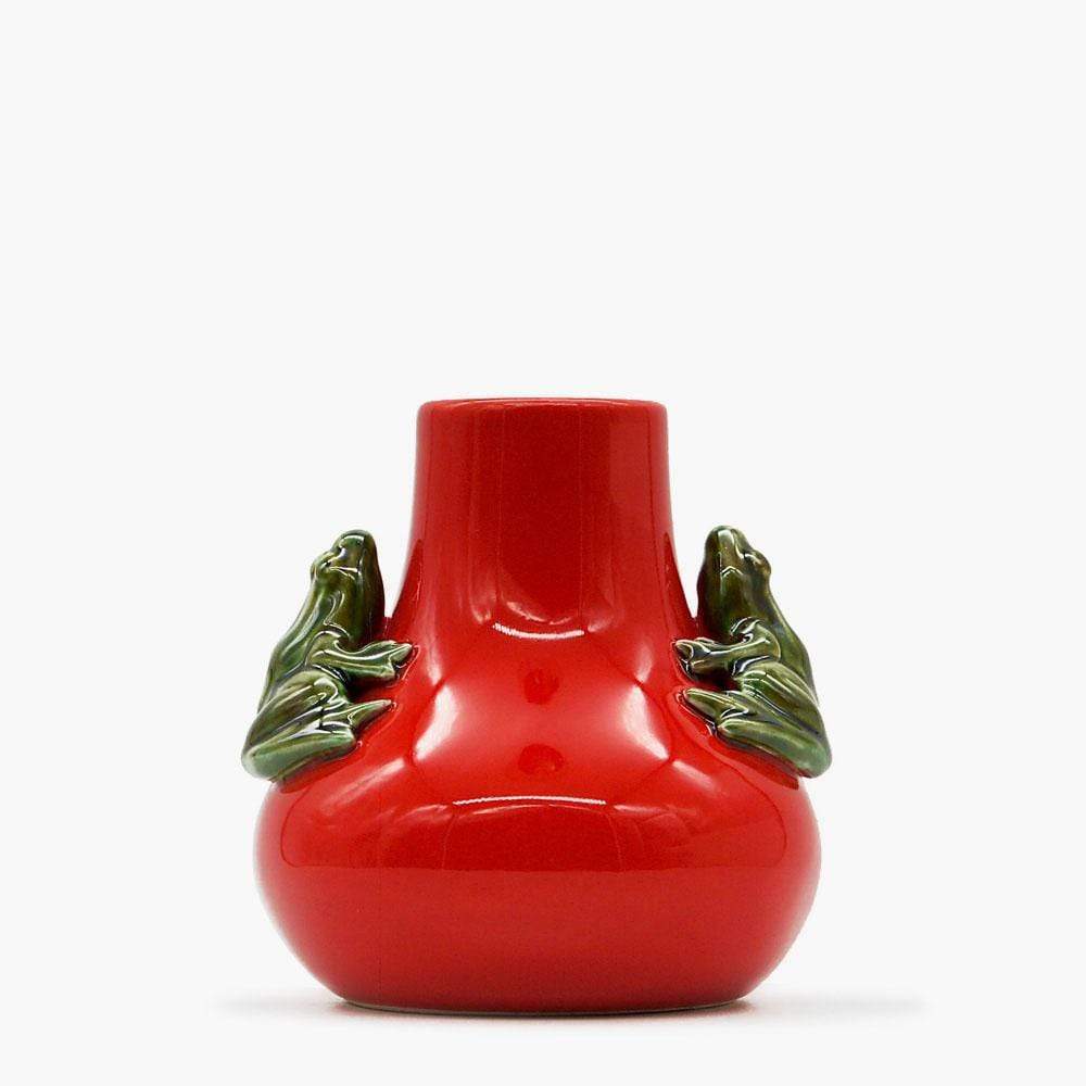 Rãs I Ceramic Vase - Red