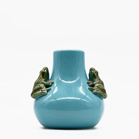 Rãs I Ceramic Vase - Turquoise