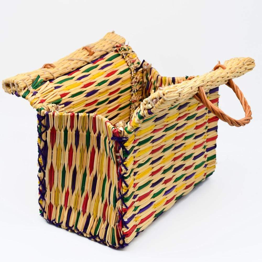 Reed Basket 11.8'' - Multicolor