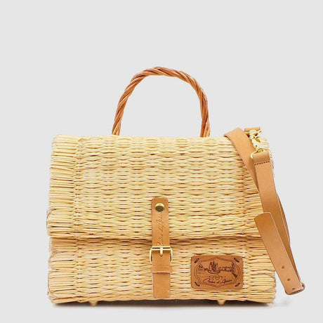 Reed Satchel Bag - 9.8'' - Natural