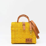 Reed Shopping Bag - 8.7'' - Yellow