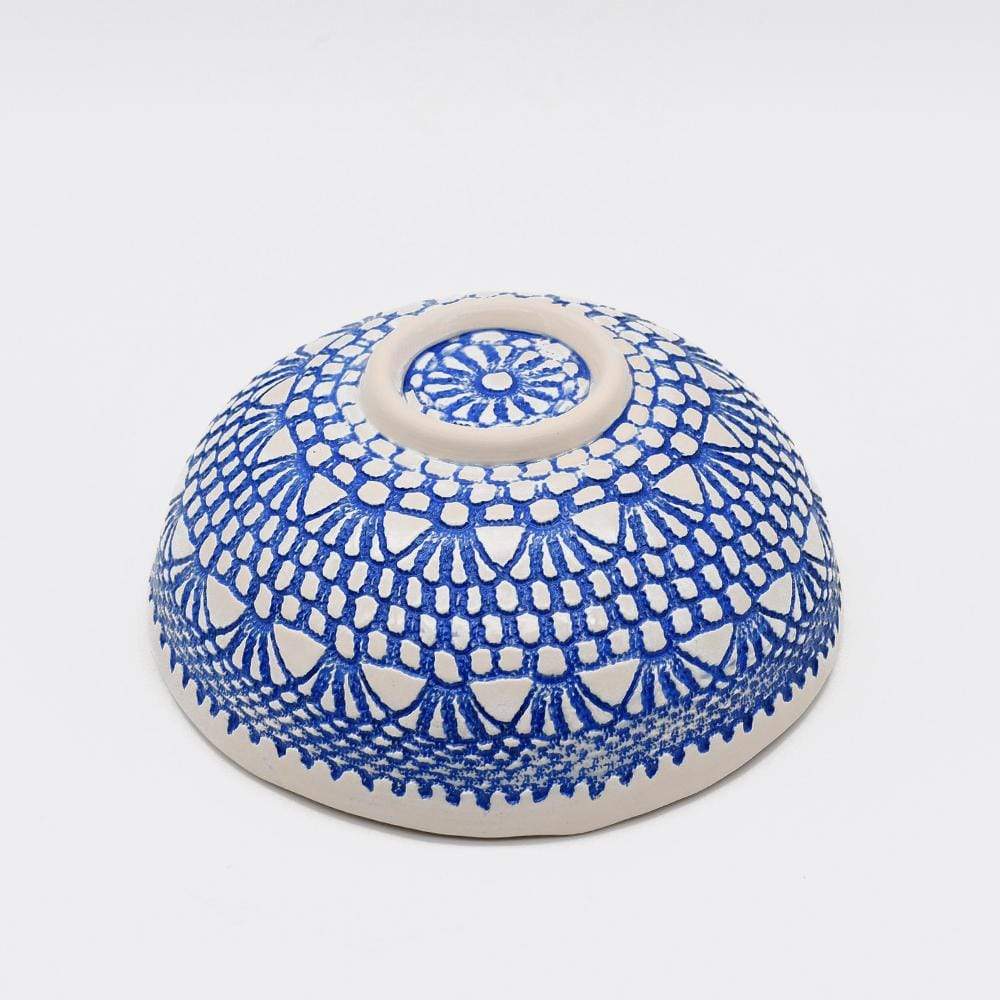 Renda I Handmade Ceramic Bowl - Blue