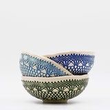 Renda I Handmade Ceramic Bowl - Green