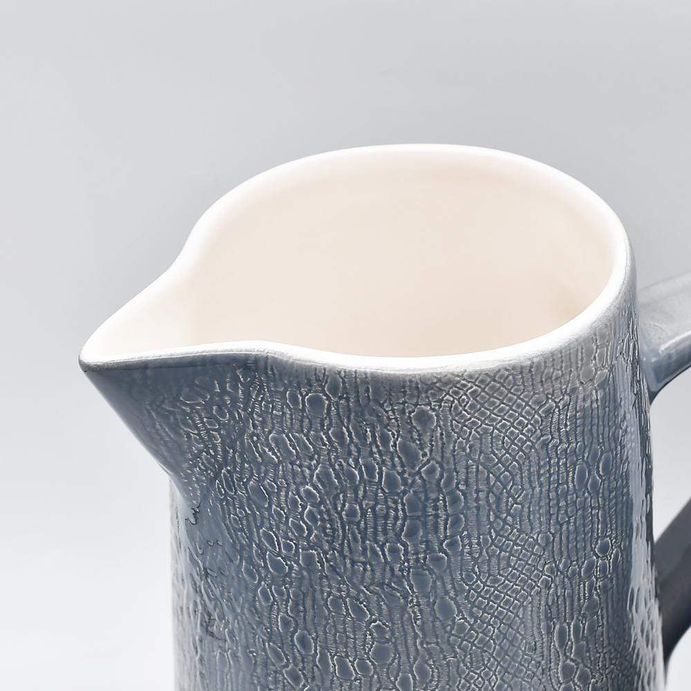 Renda I Handmade Ceramic Pitcher - Blue