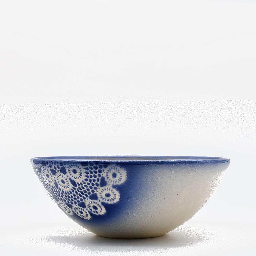 Renda | Large Salad Bowl - Blue Pattern 2