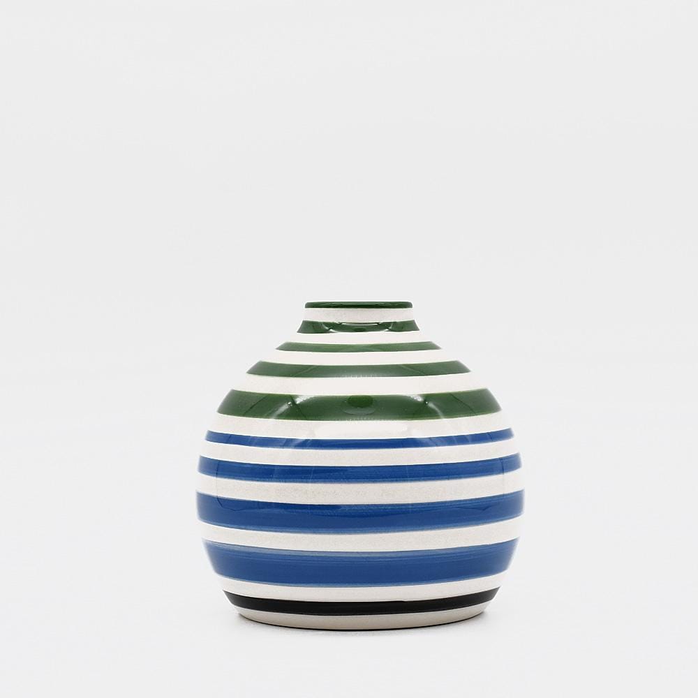 Round Ceramic Vase - Green