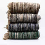 Rug woven from natural fibres - Green