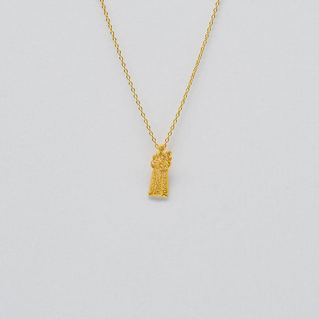 Santo Antônio I Gold-plated Silver Necklace