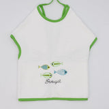 Sardinhas I Cotton Bib Apron - Green