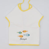 Sardinhas I Cotton Bib Apron - Yellow