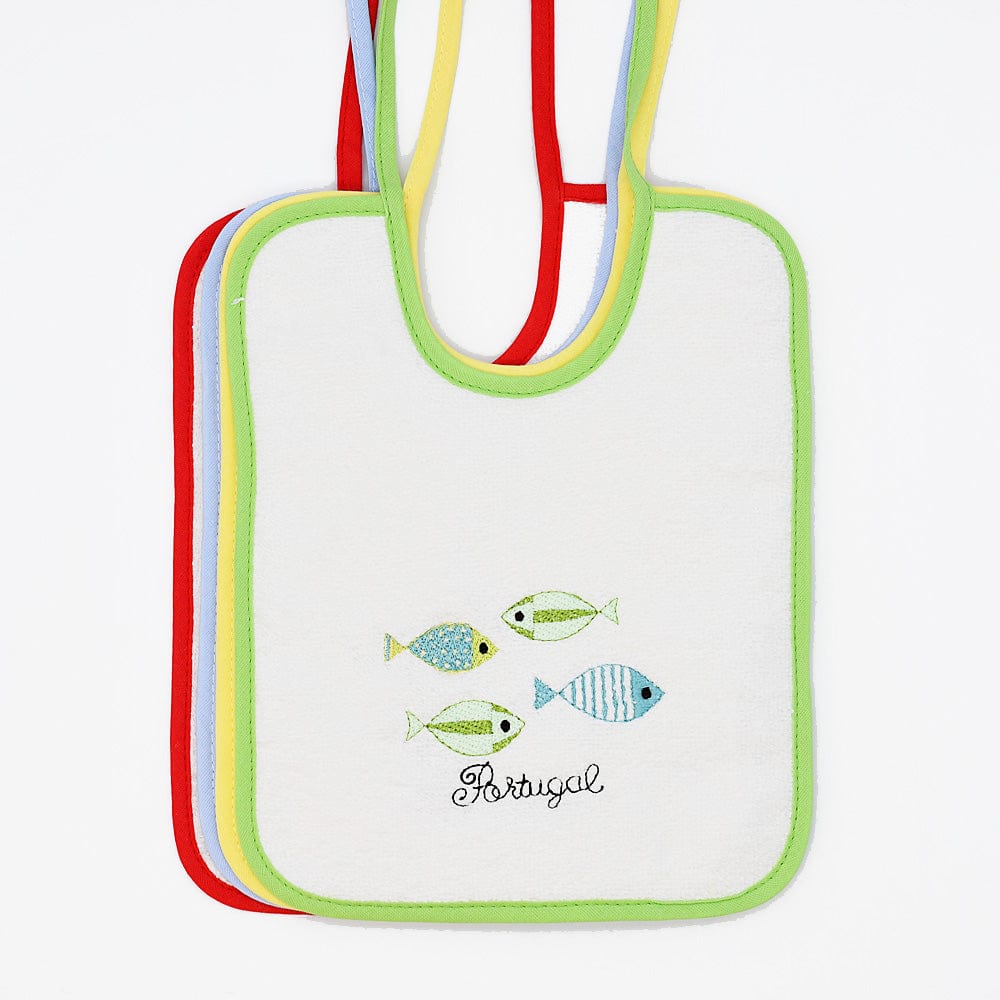 Sardinhas I Cotton Bib - Blue