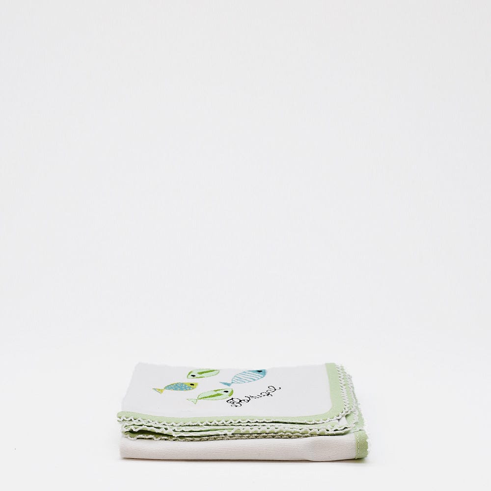 Sardinhas I Cotton Comforter - Green