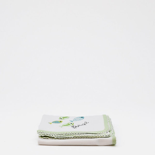 Sardinhas I Cotton Comforter - Green