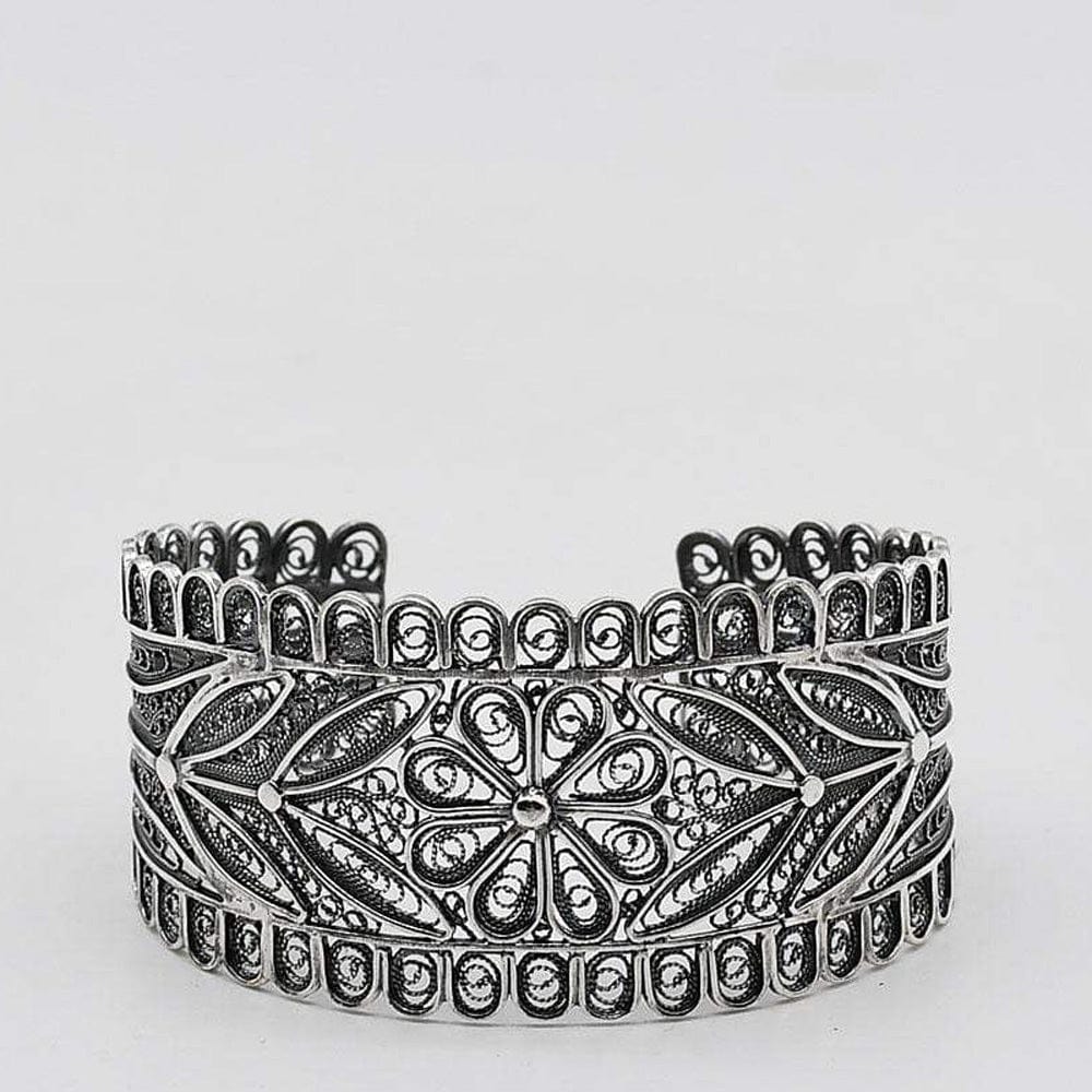 Silver Filigree Cuff bracelet