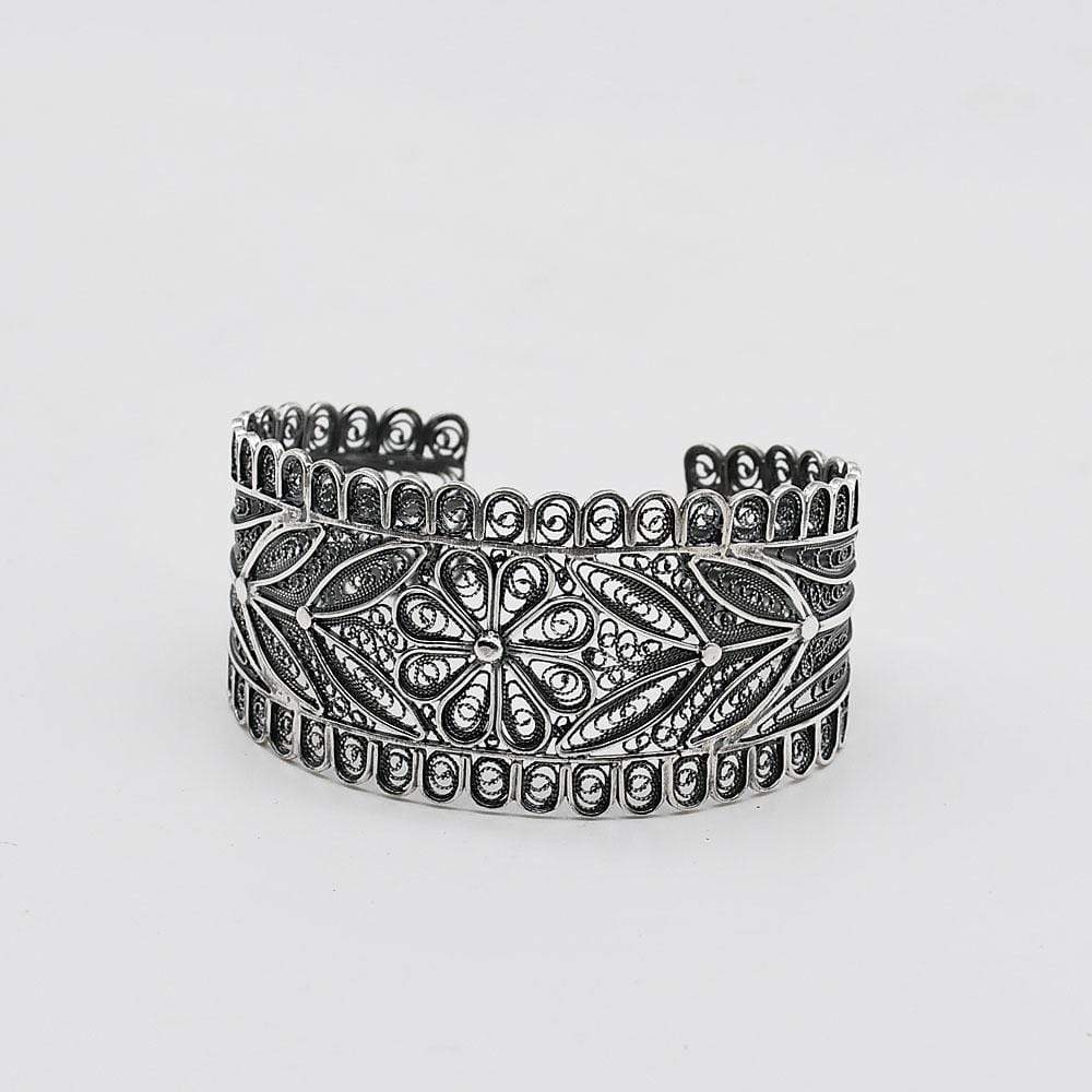 Silver Filigree Cuff bracelet