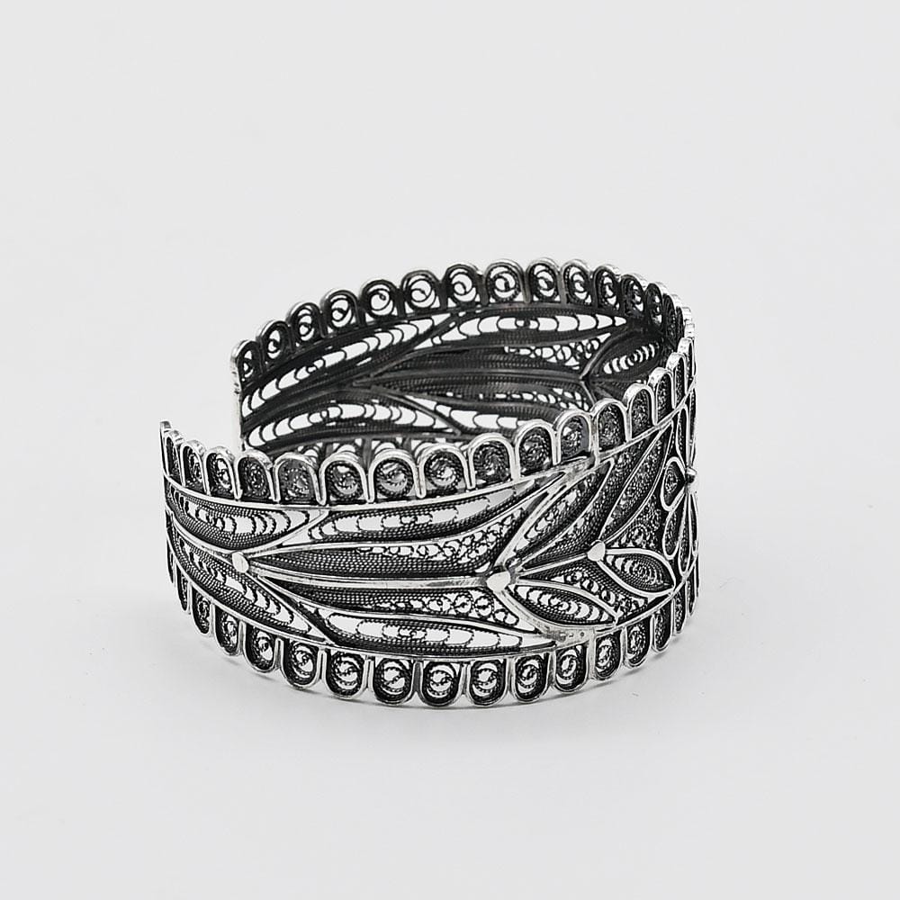 Silver Filigree Cuff bracelet