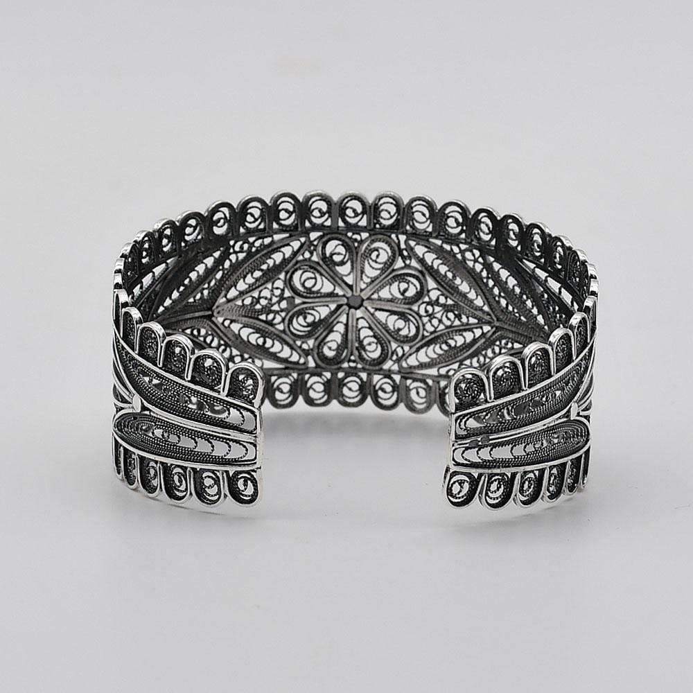 Silver Filigree Cuff bracelet