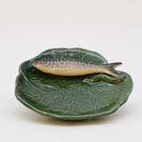 Small Ceramic Dish with a Sardine