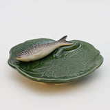 Small Ceramic Dish with a Sardine