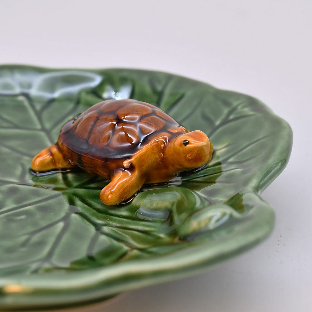 Small Ceramic Dish with a Turtle