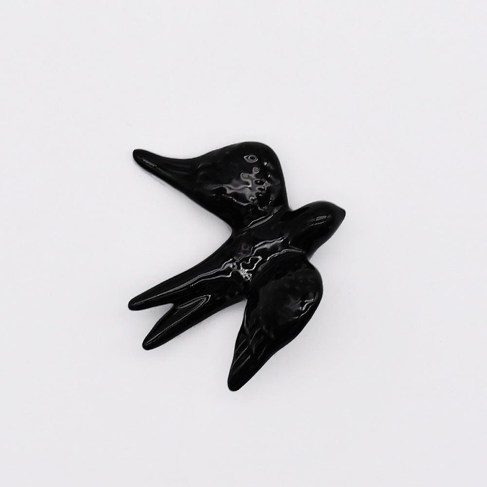 Small Ceramic Swallows - 20 colors Black