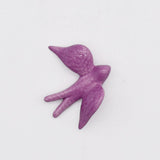 Small Ceramic Swallows - 20 colors Purple