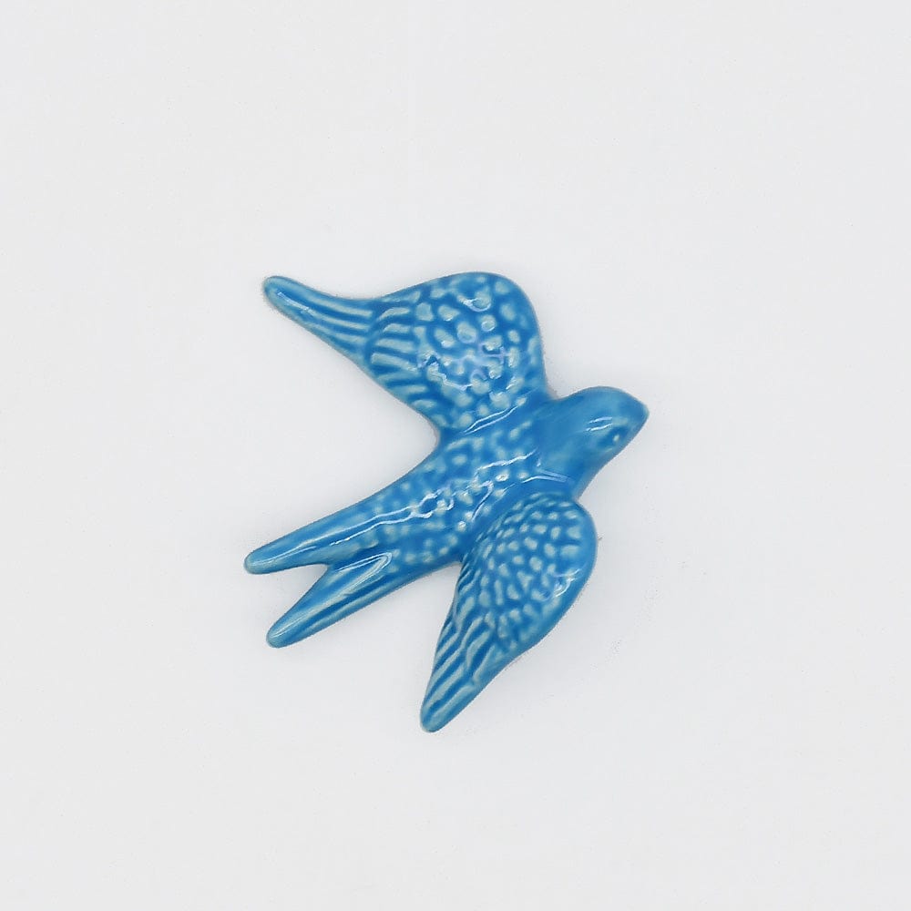 Small Ceramic Swallows - 20 colors Turquoise Blue