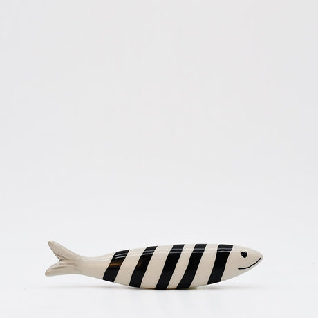 Smiling Decorative Sardine - Black