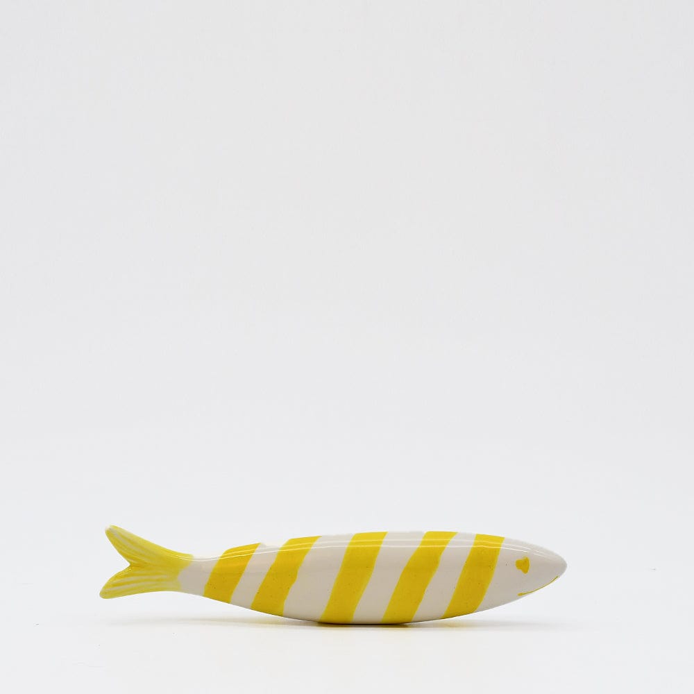 Smiling Decorative Sardine - Yellow