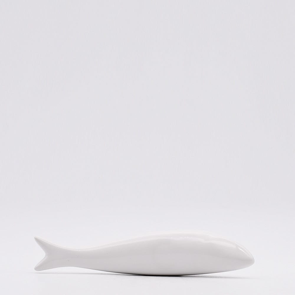 Smooth Ceramic Sardine - White